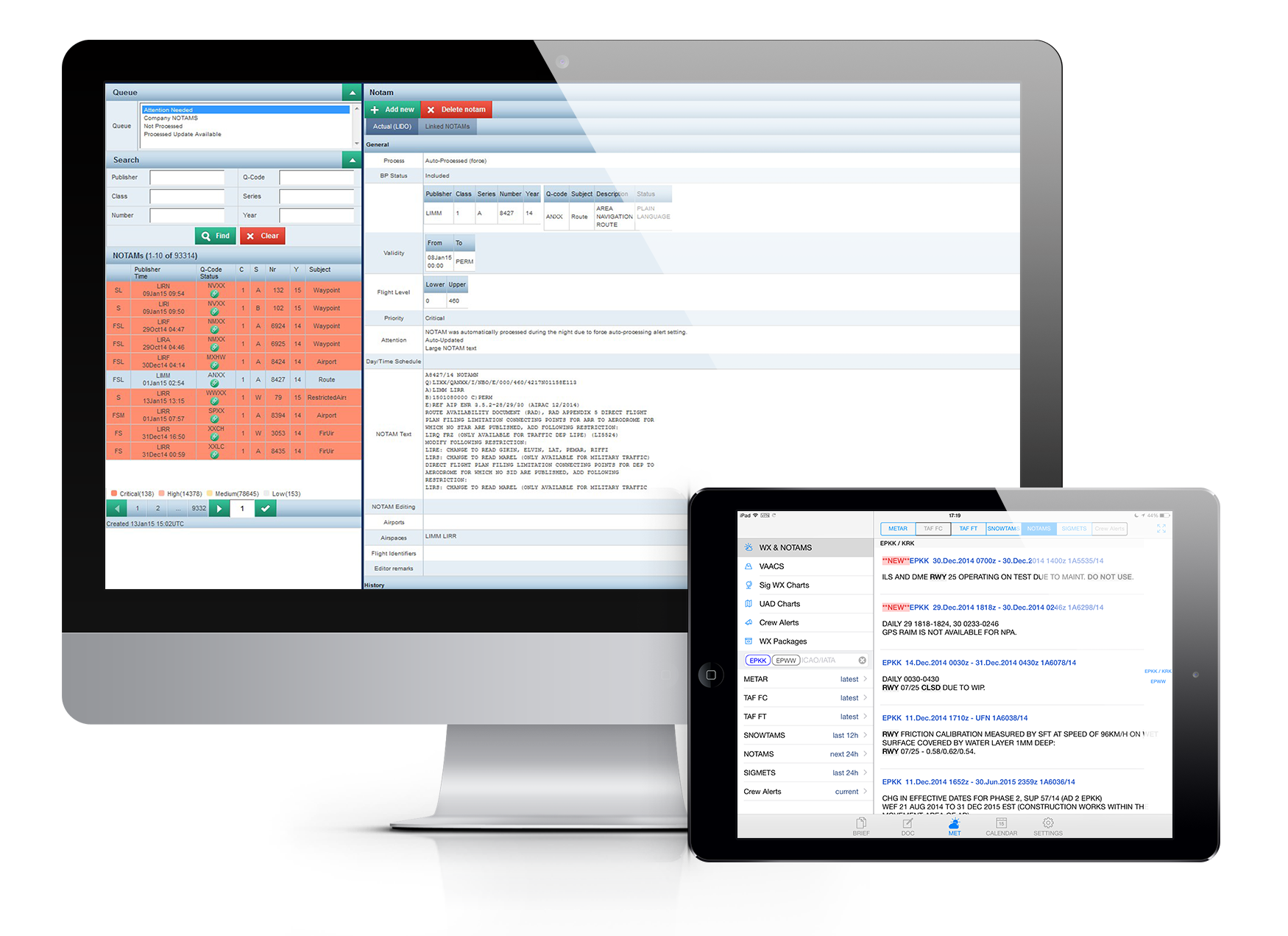 NOTAM MANAGER Crew Solutions Group Solutions Smart4Aviation